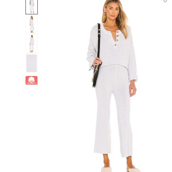 Free People Hailee Set in medium Ivory Heather - Picture 5 of 7